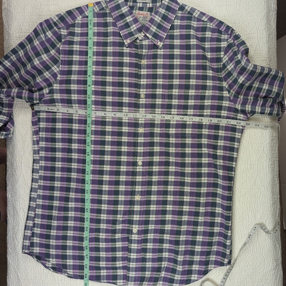 J. Crew Re-Imagine Oxford Button Down Men's L Slim - Picture 5 of 16